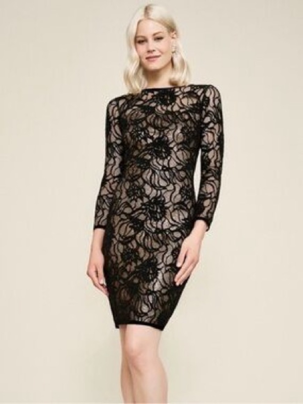 ✨Tadashi Shoji Velvet Gold Sequin Bodycon✨